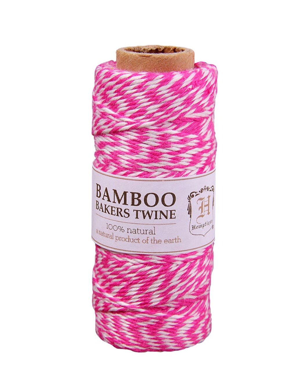 Hemptique Bamboo Bakers Twine Spools Eco Friendly Sustainable Naturally Grown Jewelry Bracelet Making Paper Crafting Scrapbooking Bookbinding Mixed Media Crocheting Macrame Seasonal Holiday Gift Wrapping Outdoor Gardening